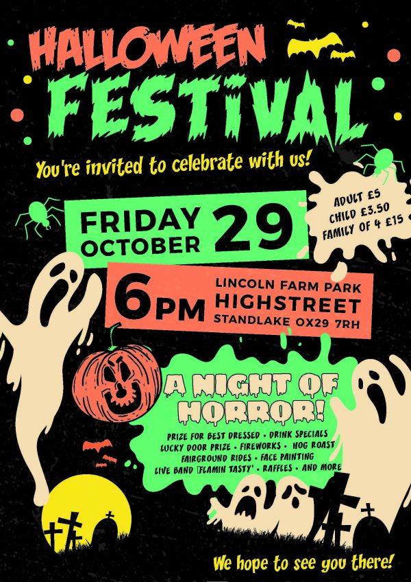 Lincoln Farm Park News - Halloween Festival 2021